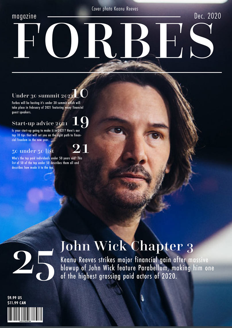 Forbes Magazine Mockup Preview