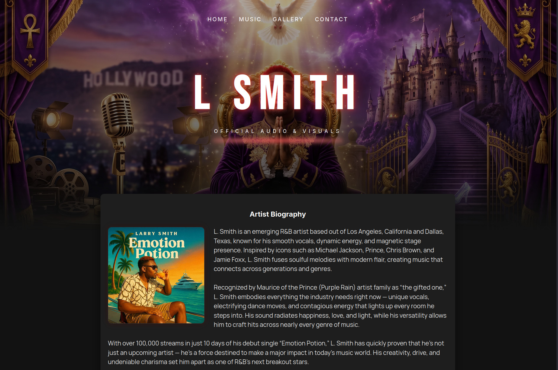 L Smith Singer website